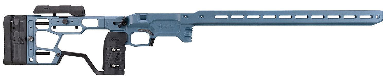 MDT ACC Elite Chassis System for Remington 700 SA RH Tactical Blue Laser 106557TBL