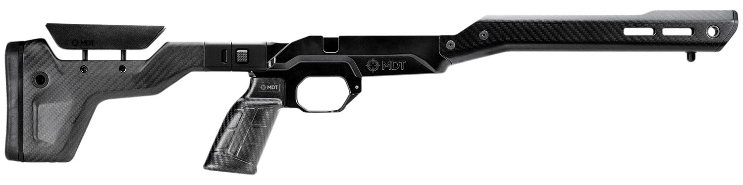 MDT HNT26 Chassis System Carbon Fiber Folding Stock QD Sling Mounts Fits Rem700 SA 104999BCF