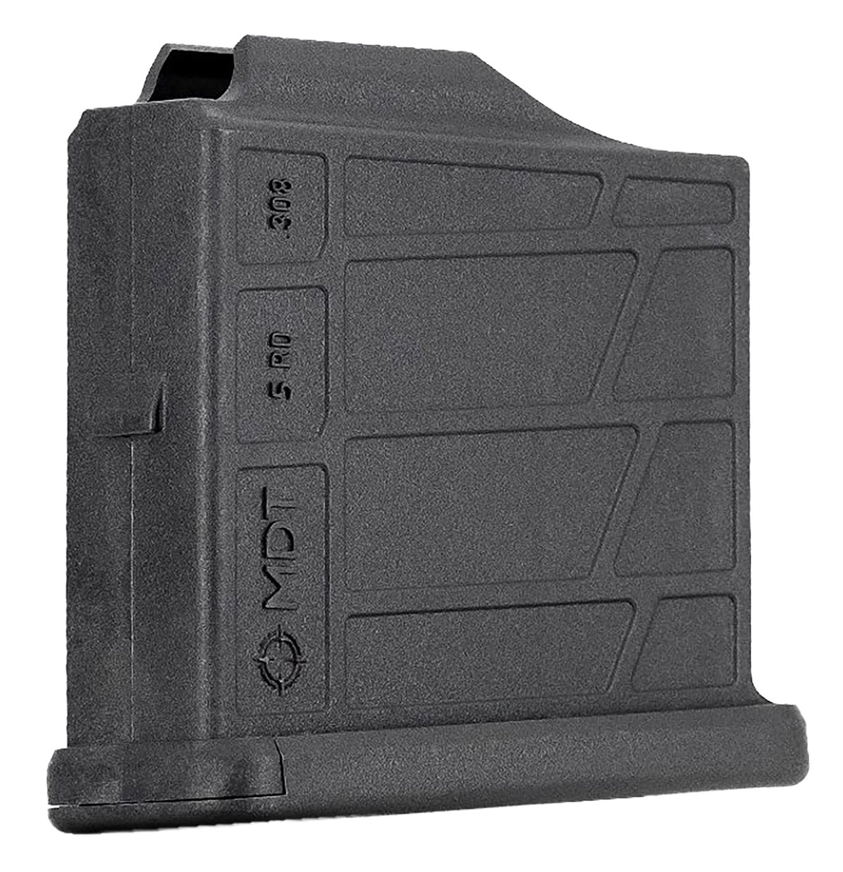MDT AICS 5rd 6.5 Creedmoor / .308 Win Extended Black Polymer Short Action Rifle Magazine