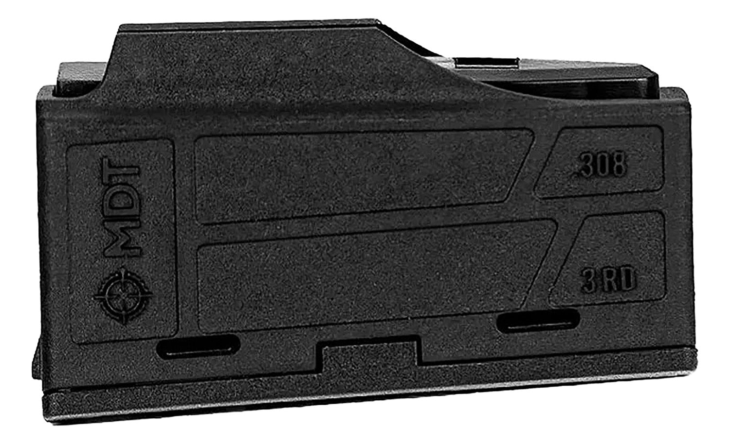 MDT AICS 3rd Flush .308 Win / 6.5 Creedmoor Short Action Black Polymer Rifle Magazine