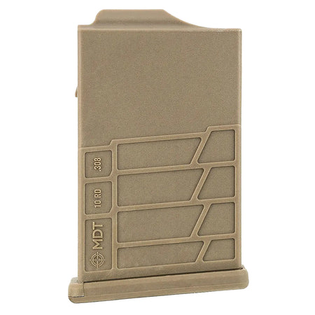 MDT AICS 10rd .308 Win / 6.5 Creedmoor Extended FDE Polymer Short Action Rifle Magazine