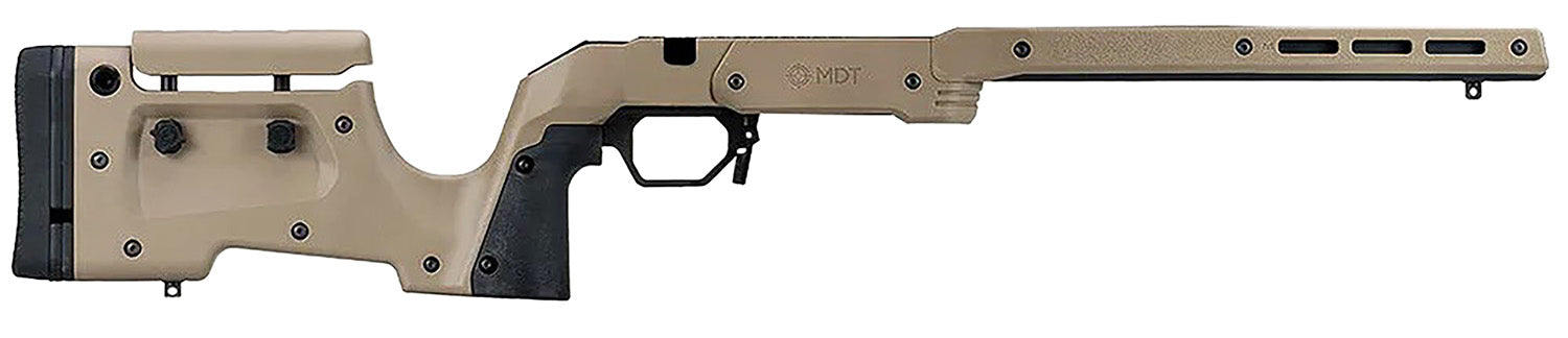 MDT XRS Rifle Chassis FDE Aluminum Core Polymer Panels Fits Short Action Savage 104692FDE