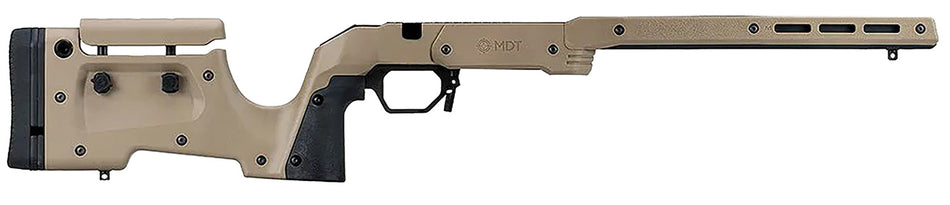 MDT XRS Rifle Chassis FDE Aluminum Core Polymer Panels Fits Short Action Savage 104692FDE
