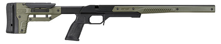 MDT Oryx Aluminum Rifle Chassis OD Green with Barricade Stop for Short Action Savage Axis