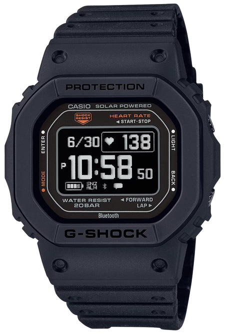 Casio G-Shock Move DWH5600 Fitness Smartwatch Black Bio-Based Resin Band 145-215mm