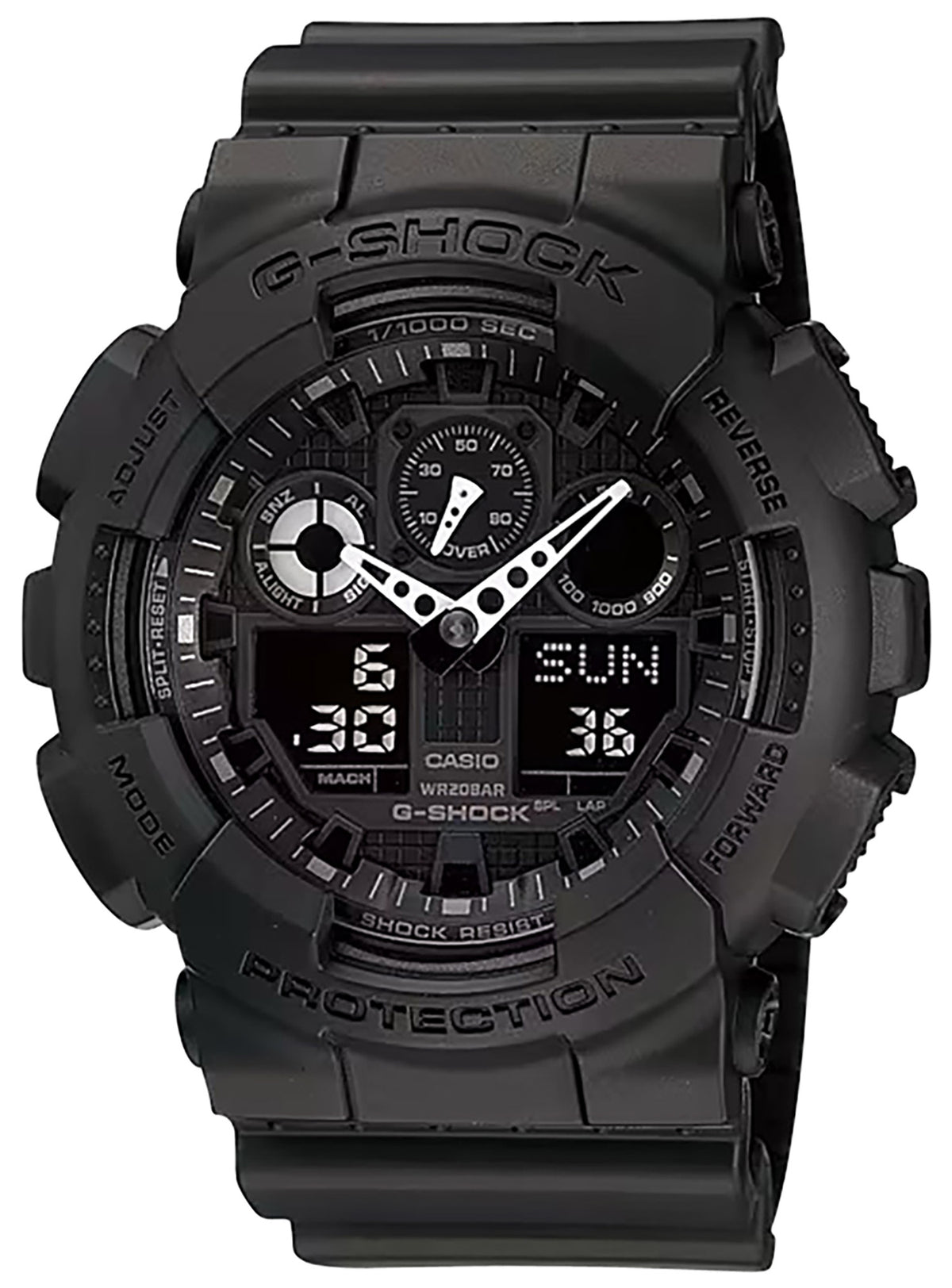 G-Shock Tactical XL GA100 52mm Ana-Digi Timepiece Black