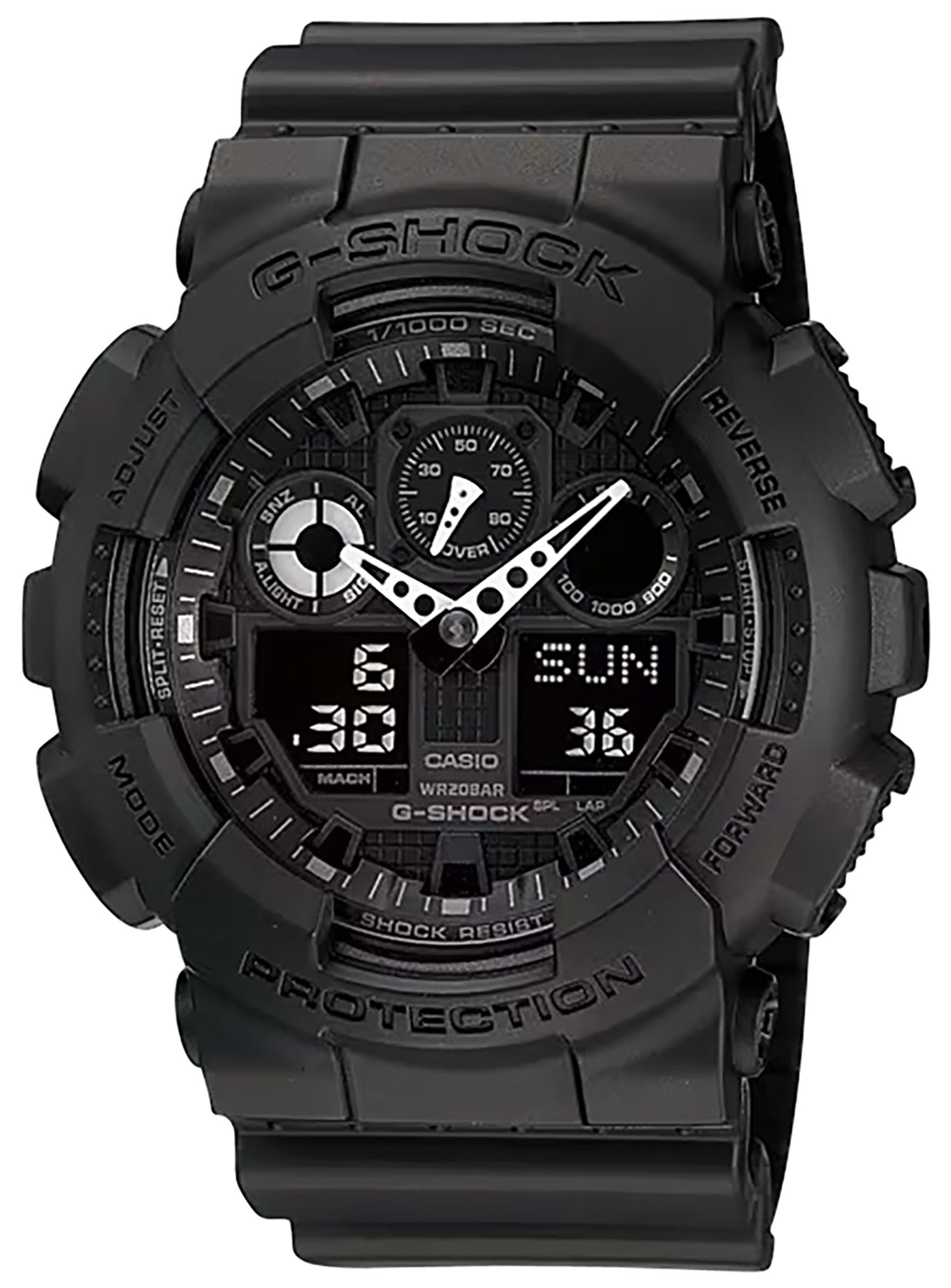 G-Shock Tactical XL GA100 52mm Ana-Digi Timepiece Black