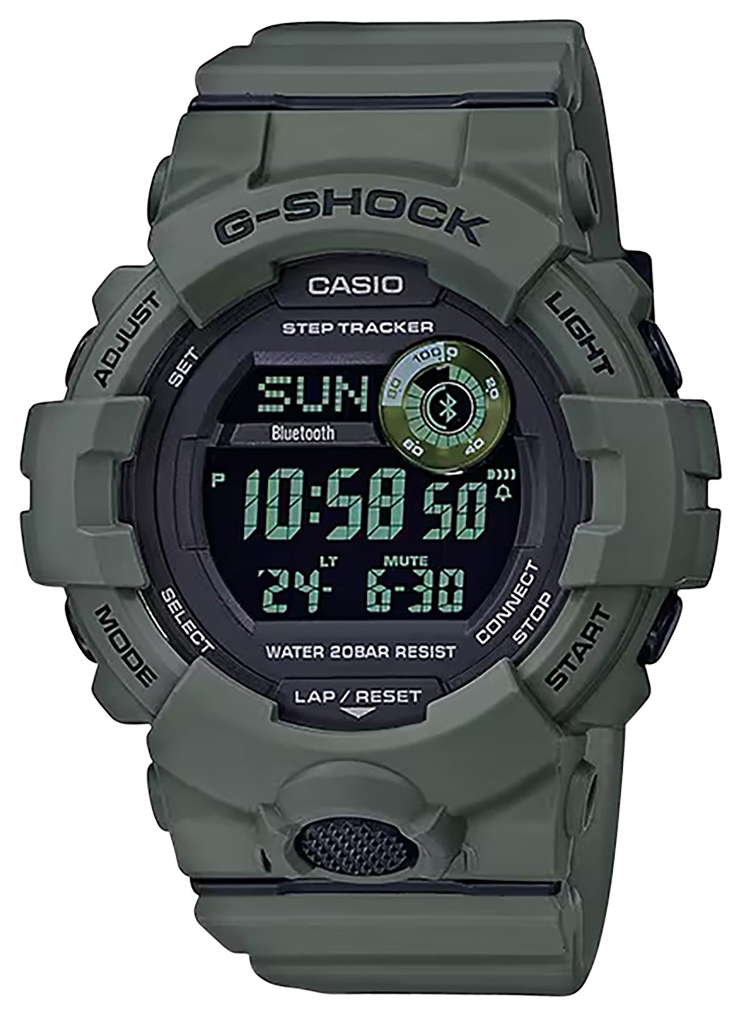 G-Shock MOVE GBD800 Power Trainer Step Counter Watch Green