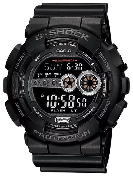 G-Shock GD1001B Tactical Black G-LIDE Surf Watch with Stainless Steel Bezel