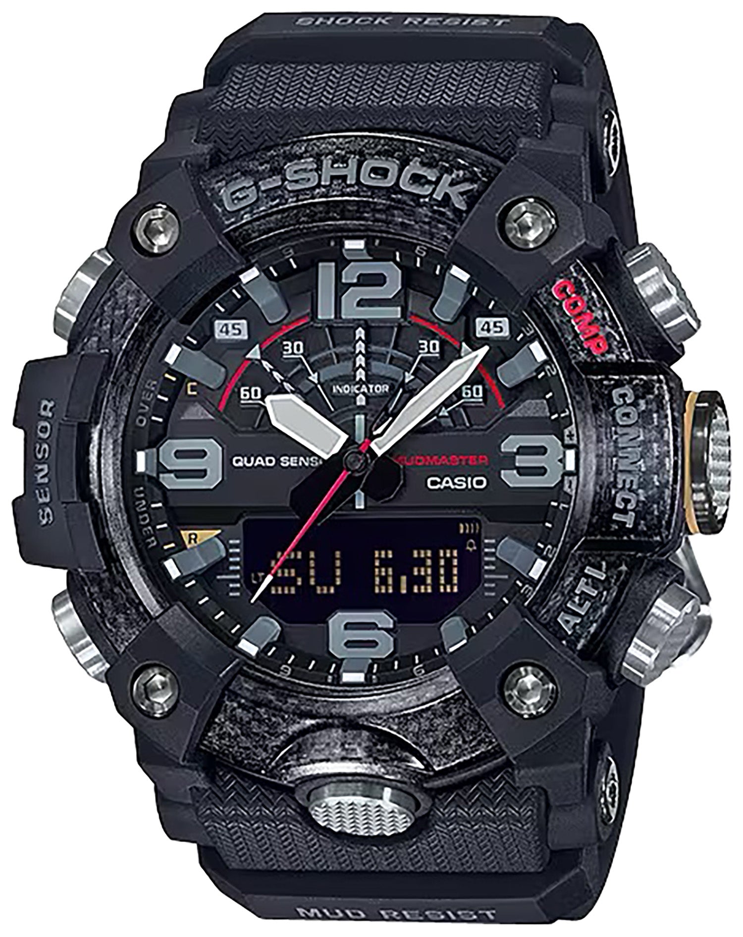 G-Shock MudMaster GGB100 Mission Log Compass Pedometer Watch Black