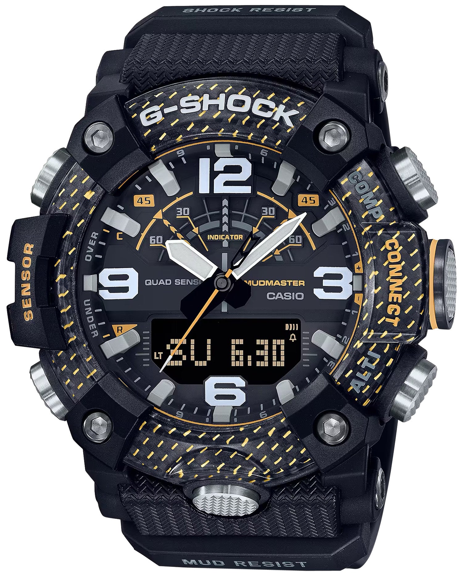 G-Shock MudMaster GGB100 Mission Log Step Counter Watch Black/Yellow