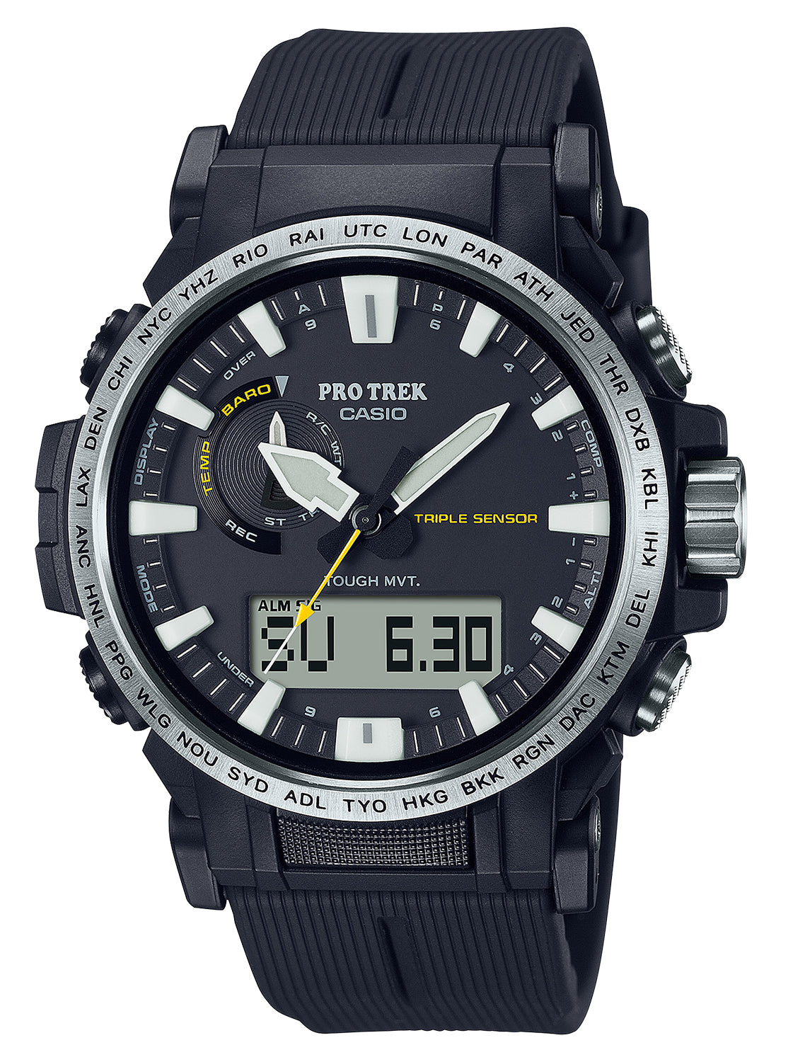 Casio Pro Trek PRW611A Outdoor Fitness Tracking Watch Black 145-215mm