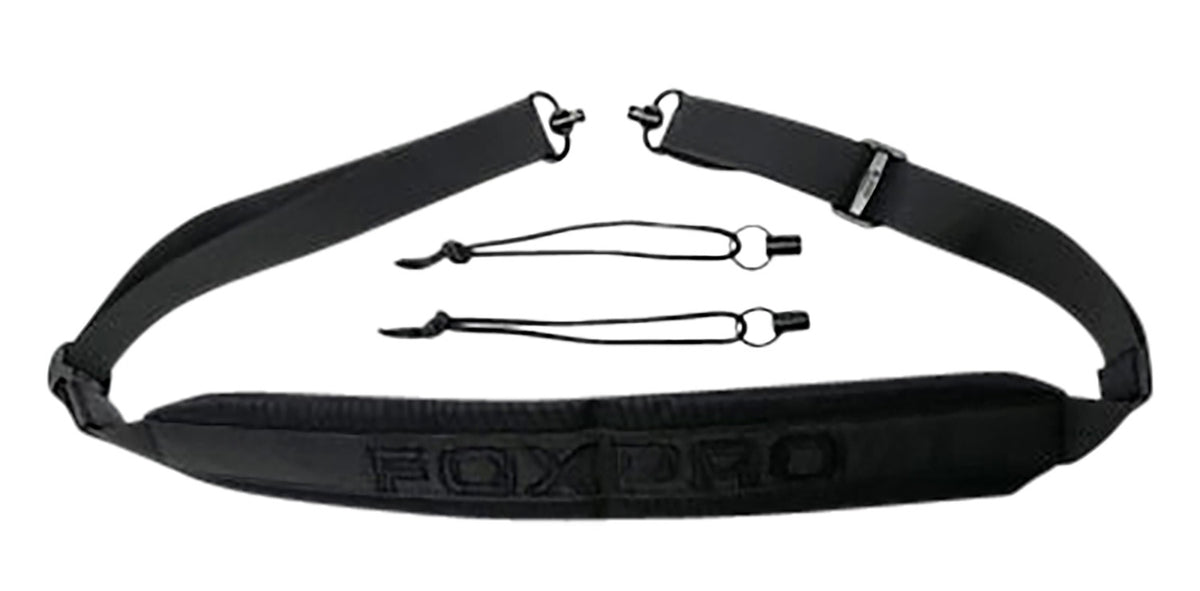 Foxpro SLINGFXPBLK Black Padded Nylon Carry Sling with QD Attachment Points