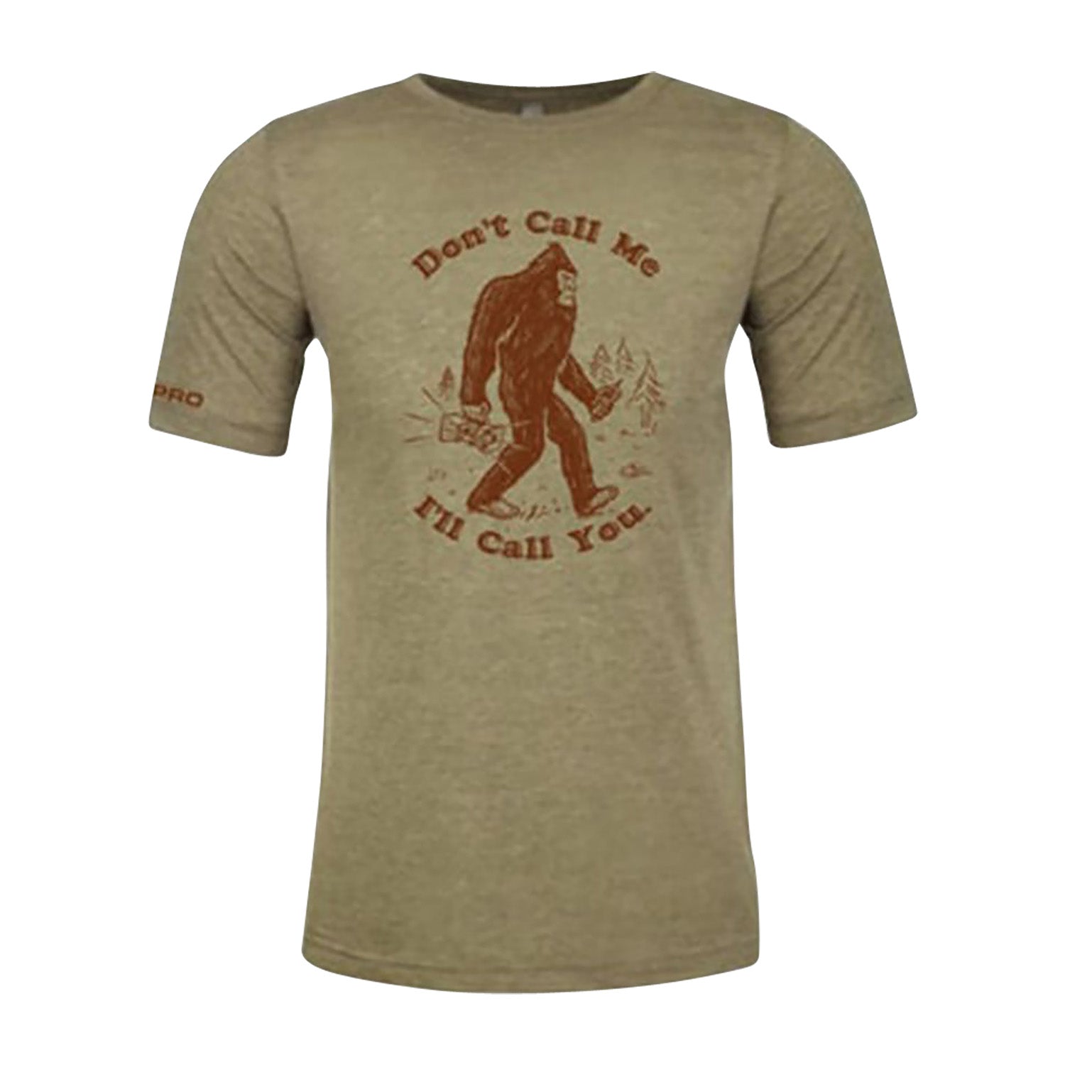 FOXPRO Squatch Sage Short Sleeve T-Shirt with Sasquatch Logo Large