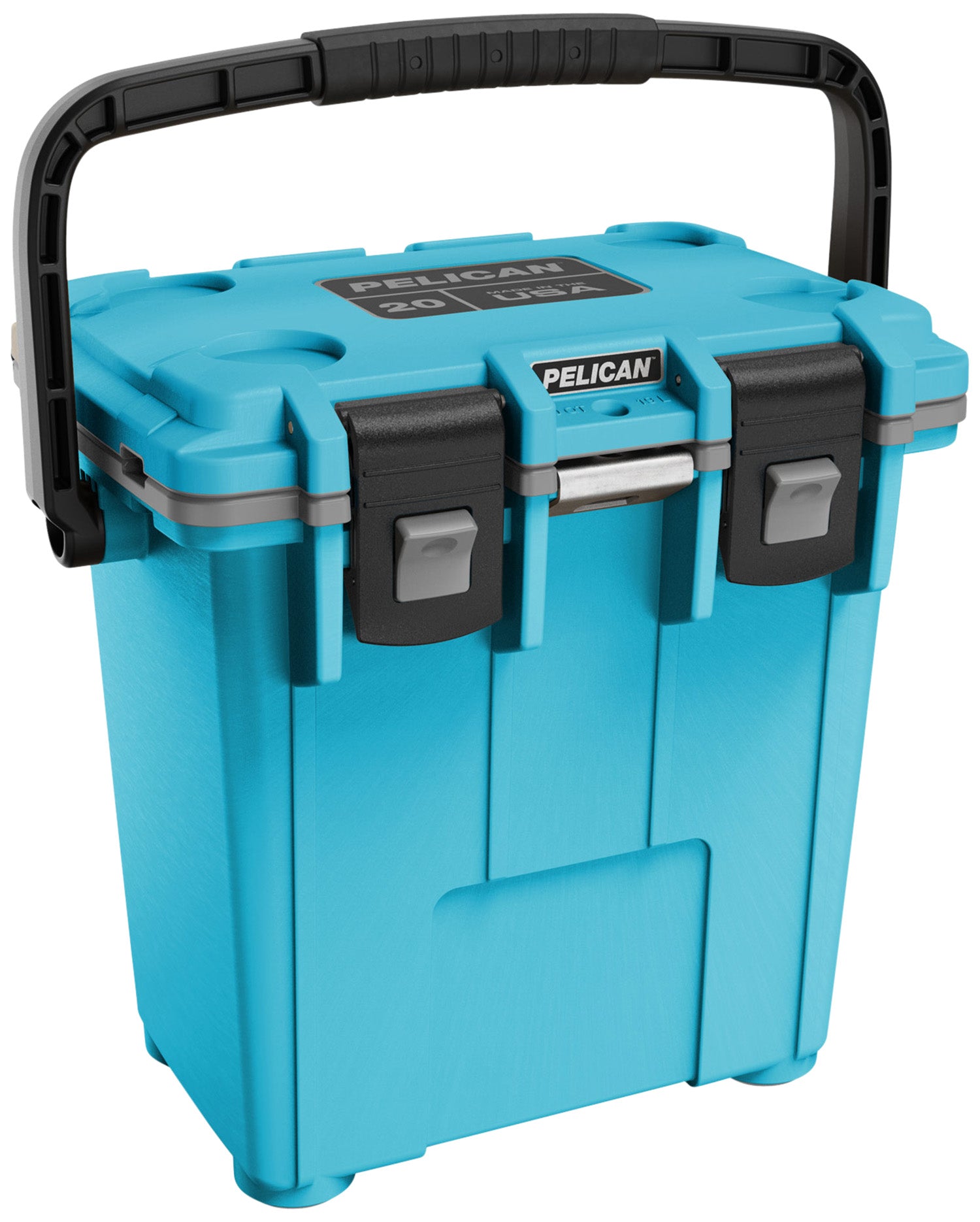 Pelican 20Qt Elite Personal Cooler BLU/GRY with Removable Tray