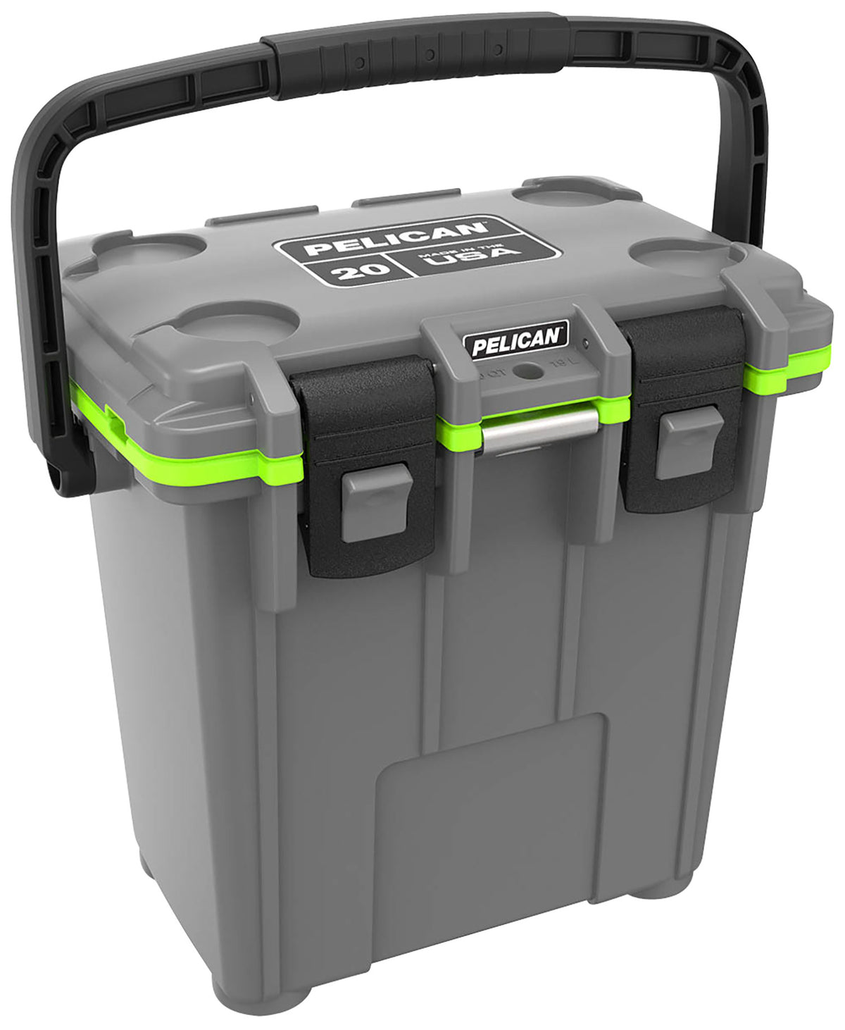 Pelican 20QT Elite Hard Cooler Gray/Olive Drab Green