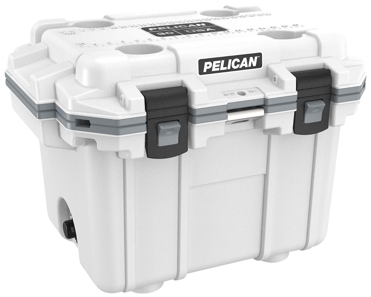 Pelican 30QT Elite Hard Cooler White/Gray