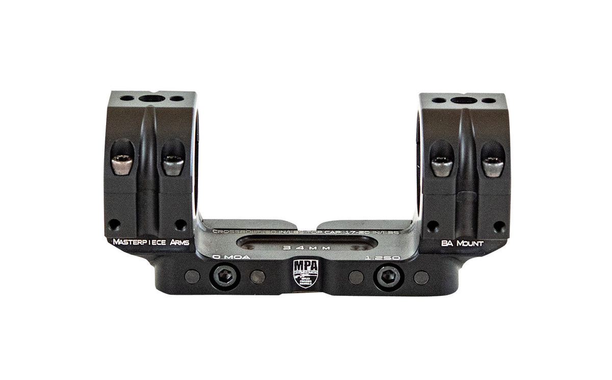 MasterPiece Arms MPA BA Bolt Action Return-to-Zero 30mm Scope Mount Black