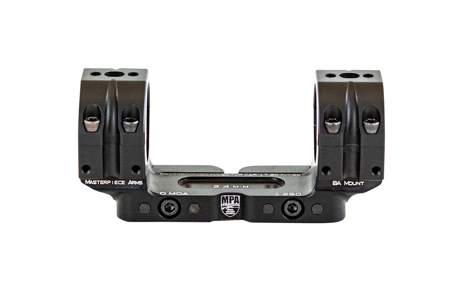 MasterPiece Arms MPA BA Bolt Action Return-to-Zero 30mm Scope Mount Black