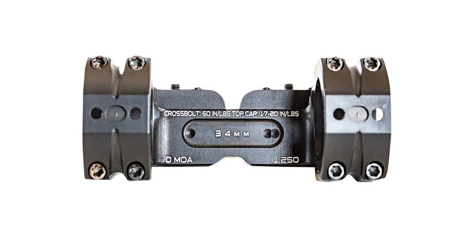 MasterPiece Arms MPA BA Bolt Action Return-to-Zero 34mm Scope Mount Black