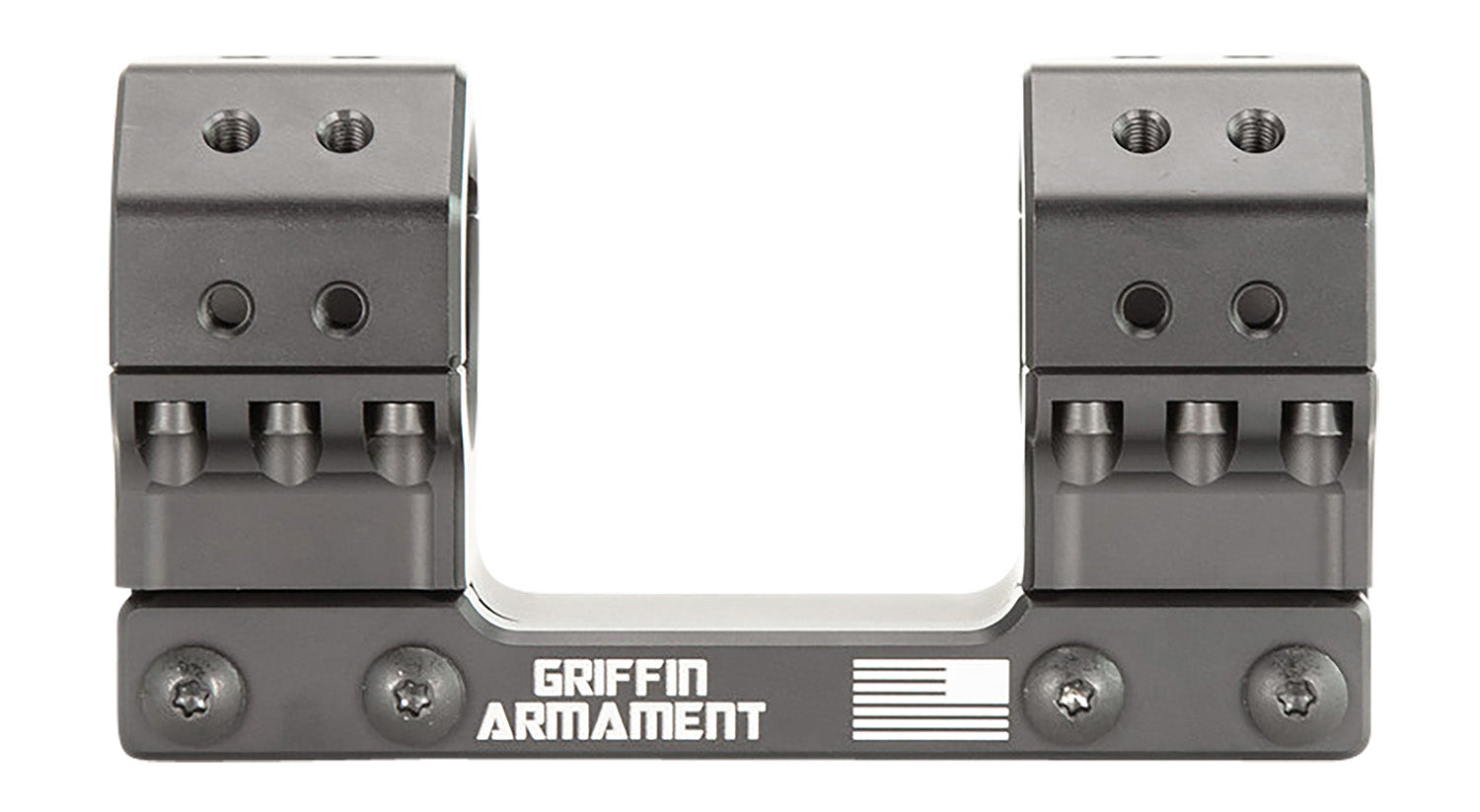 Griffin Armament SPRM SM1425H30MM 30mm Scope Mount Ring Combo Black Anodized