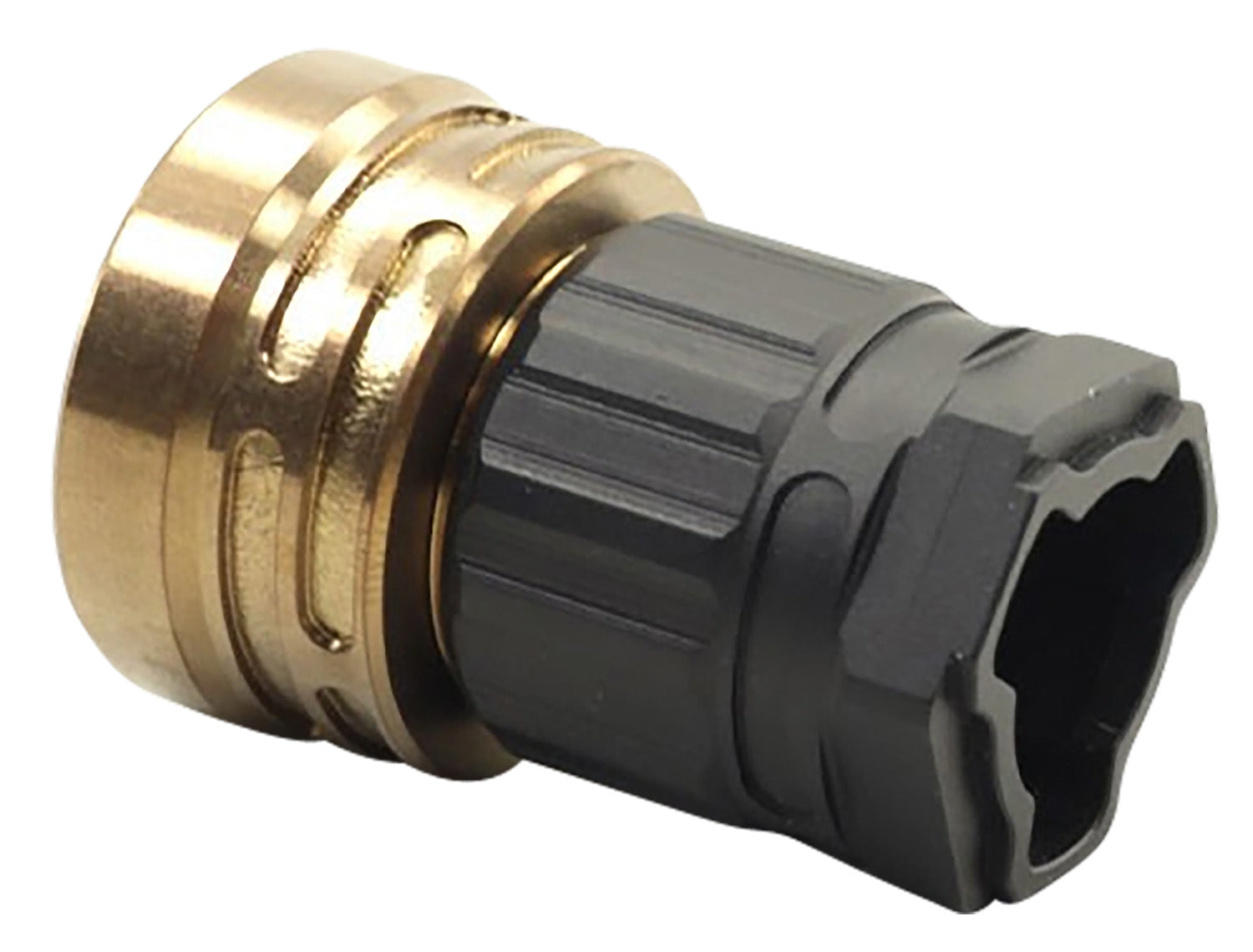 Q LLC Erect9r Black 3-Way HK Tri-Lug Suppressor Mount 17-4 Stainless Anodized Aluminum 9mm