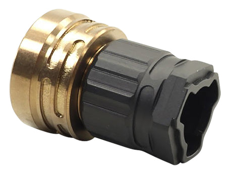 Q LLC Erect9r Black 3-Way HK Tri-Lug Suppressor Mount 17-4 Stainless Anodized Aluminum 9mm