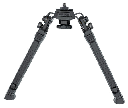 FAB Defense FXSPIKEB Spike Tactical Precision Bipod 7.09"-11.42" Adj. Rotating Tilting Picatinny Compatible Black