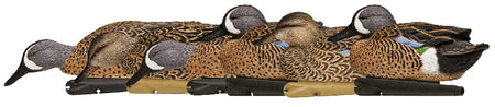 Avian-X AVXAVX8080 Topflight Multi-Color Blue-Winged Teal Floating Decoys 6 Pack