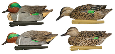 Avian-X AVXAVX8081 Topflight Multi-Color Green-Winged Teal Floating Decoys 6 Pack