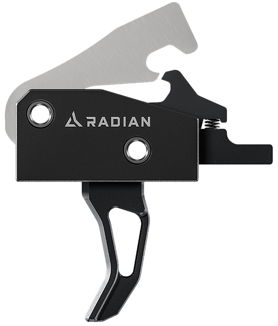 Radian Vertex Single-Stage Curved Face Trigger, 3.5-4 lb, Black, AR-Platform Compatible