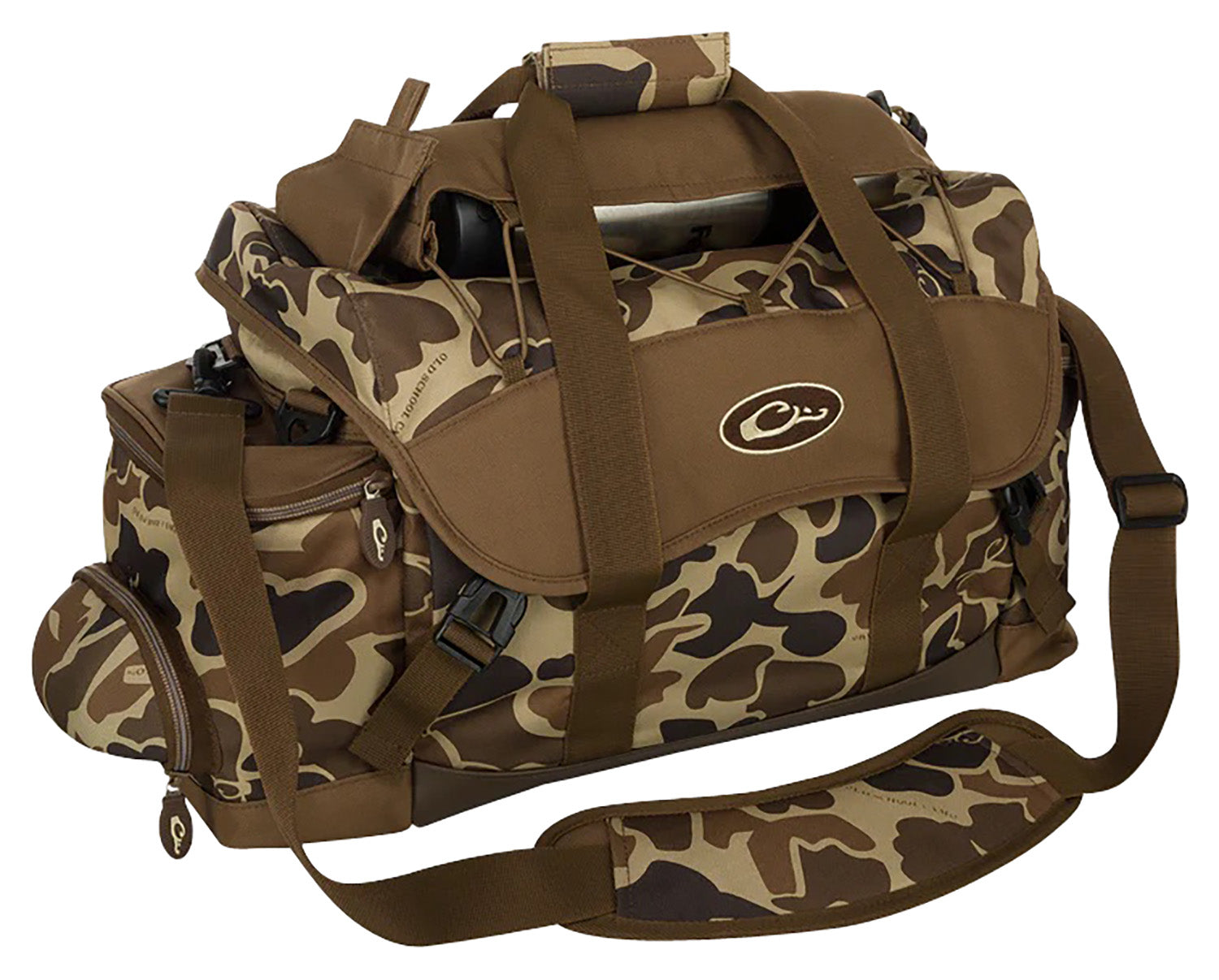 Drake Waterfowl DA2020016 Blind Bag 18 Pockets Large with Sunglass Pocket and Adjustable Carry Strap