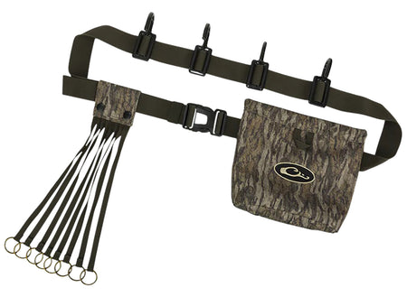 Drake Waterfowl DA2200006 Ultimate Timber Strap 72" Mossy Oak Bottomland 8 Slip Rings 4 Hooks Shell Pouch