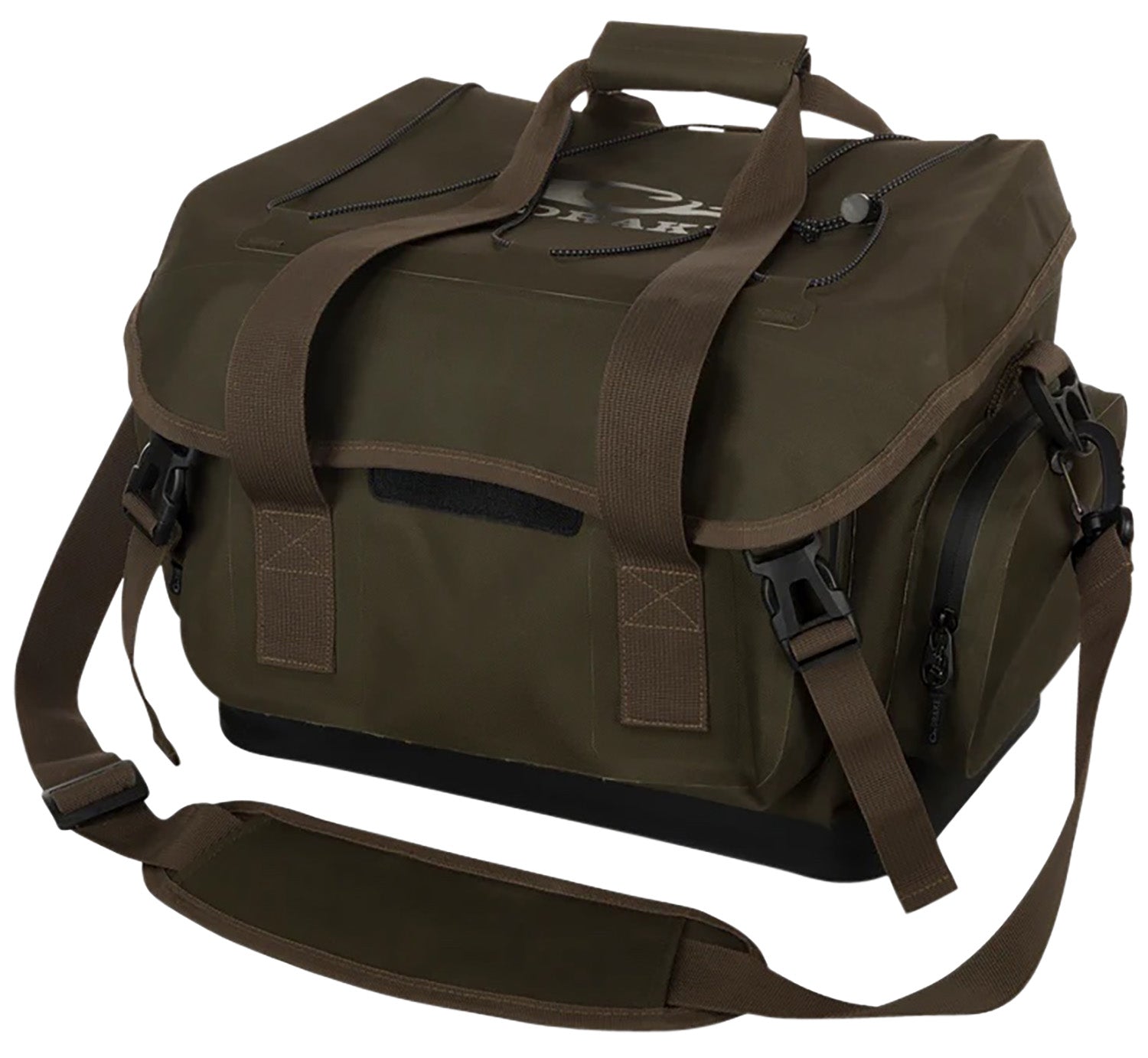 Drake Waterfowl DA4300GTB2 HND Blind Bag Medium Green Timber Interior Storage Pockets and Adj. Carry Strap