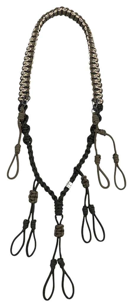 Drake Waterfowl DW7150BKO Caller's Lanyard Adjustable Black Olive Polypropylene Multi-Loop Design