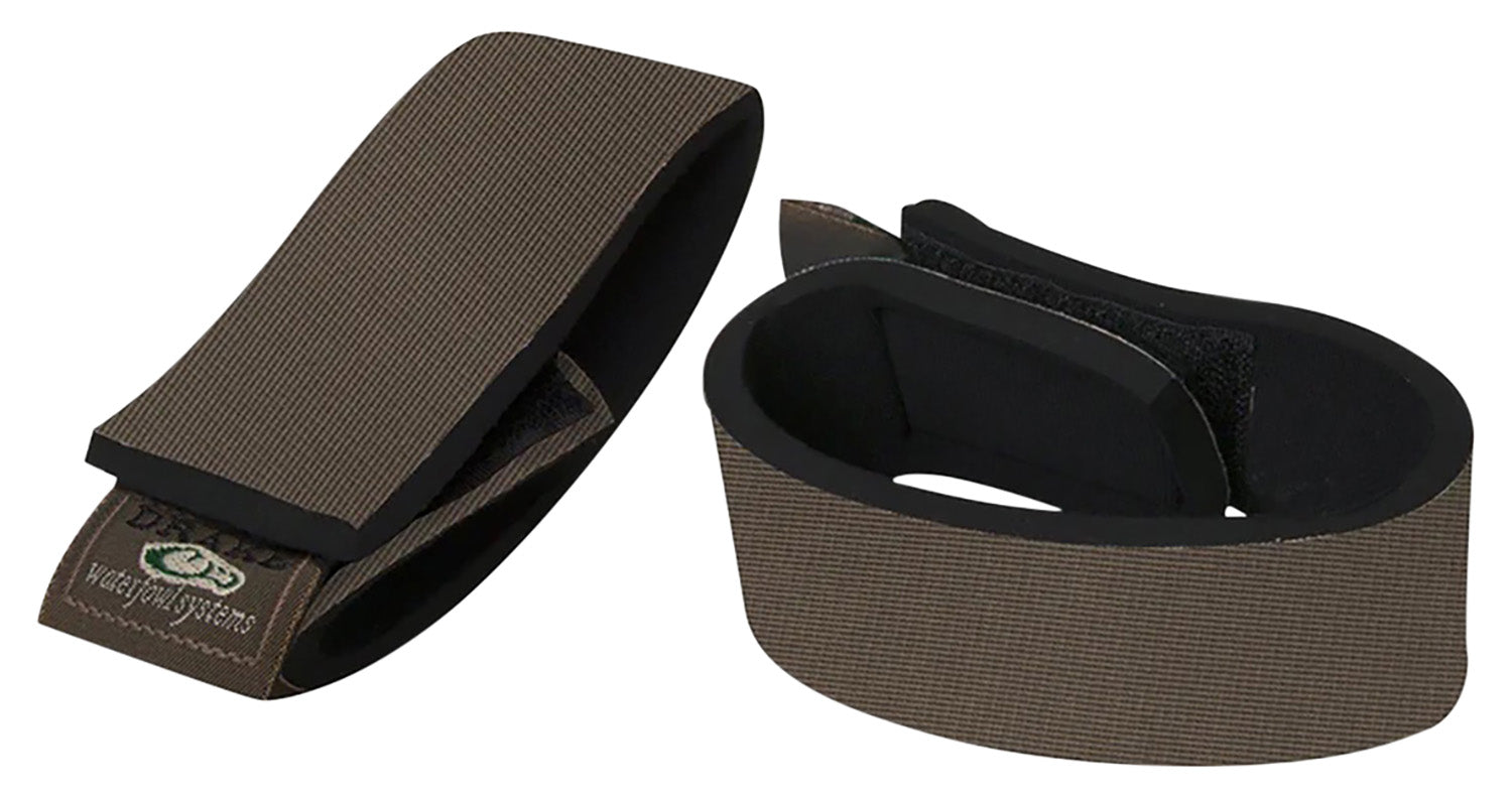 Drake Waterfowl DW73600 Ankle Garters Stretch Neoprene Brown Hook & Loop Fasteners