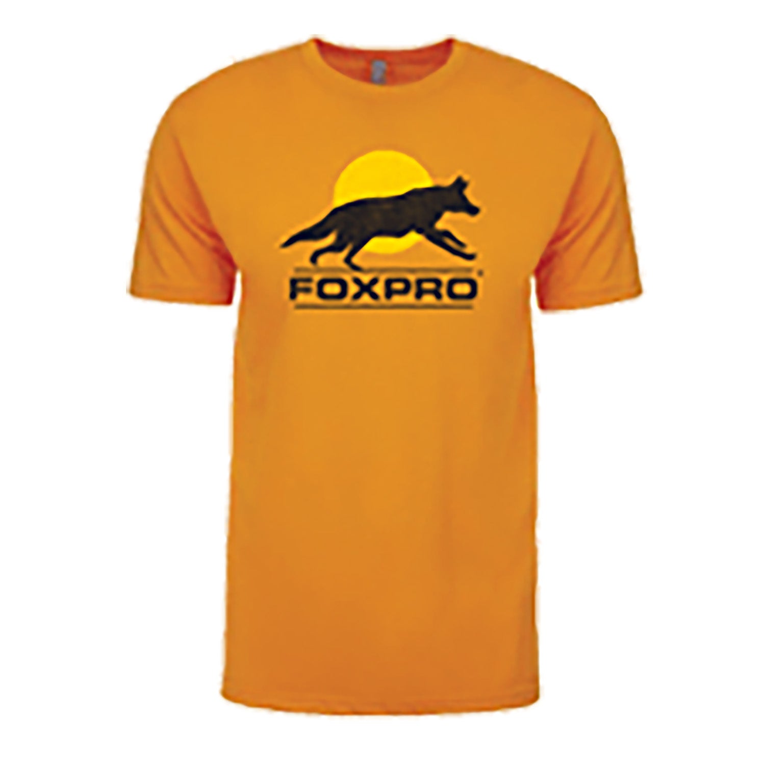 FOXPRO Sun Runner Orange Short Sleeve T-Shirt with Established Graphic Small