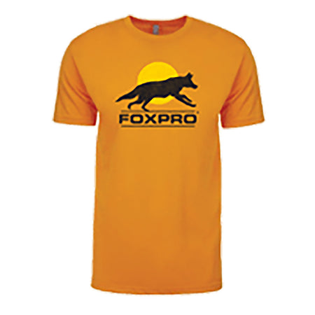 FOXPRO Sun Runner Orange Short Sleeve T-Shirt with Established Graphic Small