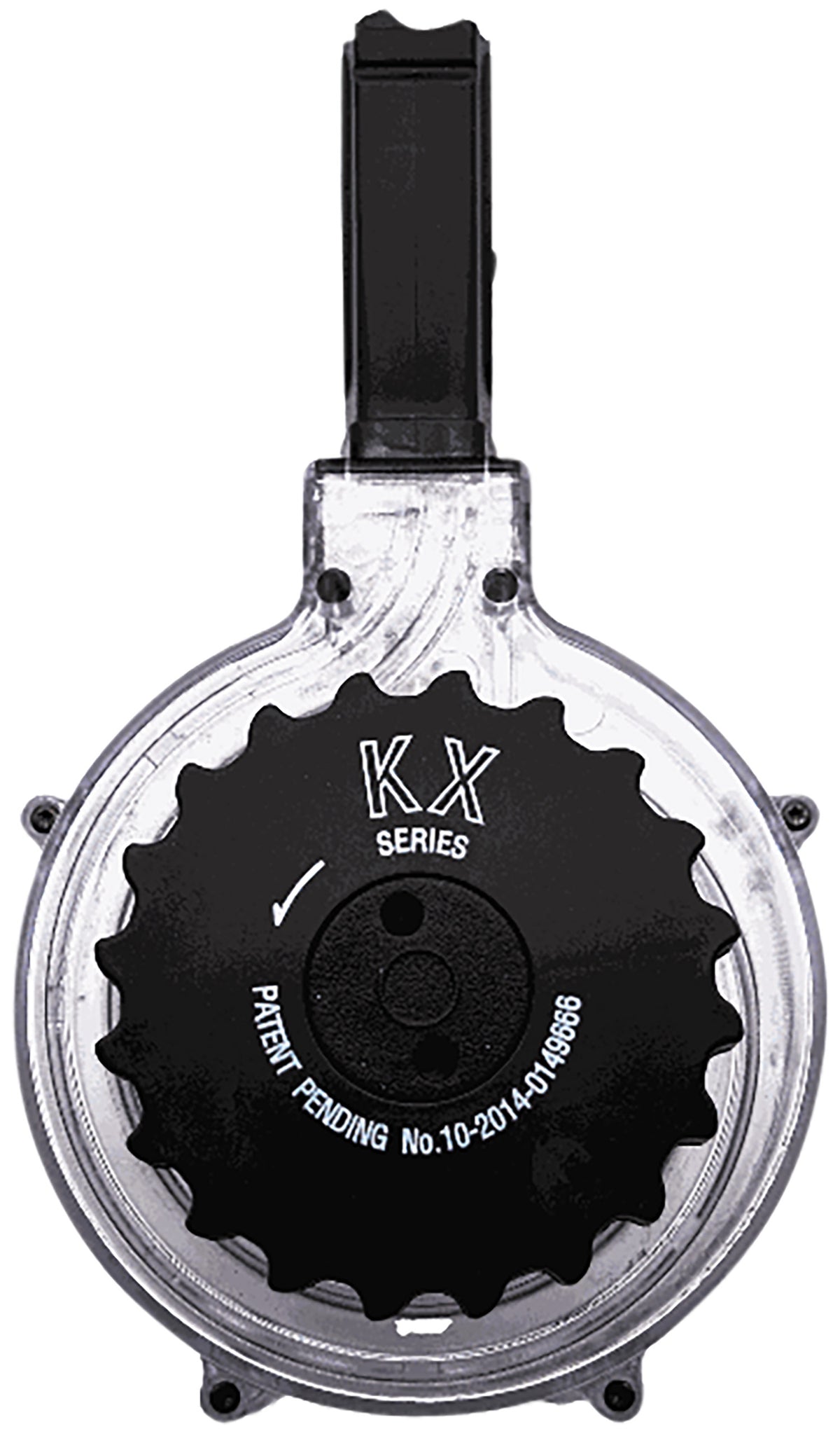 KCI USA KCIMZ036 5.56x45mm NATO 50-Round Clear Polymer Drum Magazine for AR-15