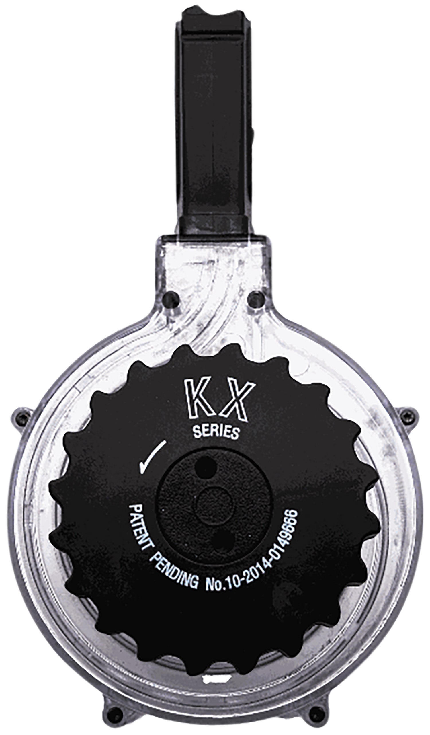 KCI USA KCIMZ036 5.56x45mm NATO 50-Round Clear Polymer Drum Magazine for AR-15