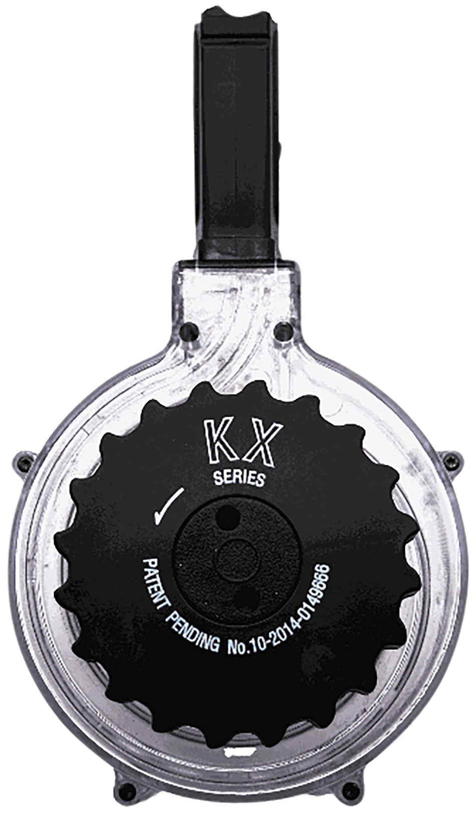 KCI USA KCIMZ036 5.56x45mm NATO 50-Round Clear Polymer Drum Magazine for AR-15