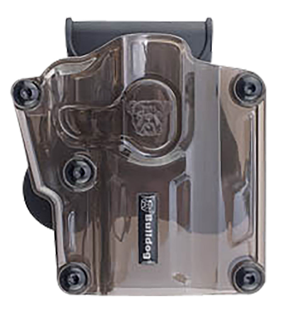 Bulldog MX003 Smoke Transparent Polymer OWB Multi-Fit Paddle Holster