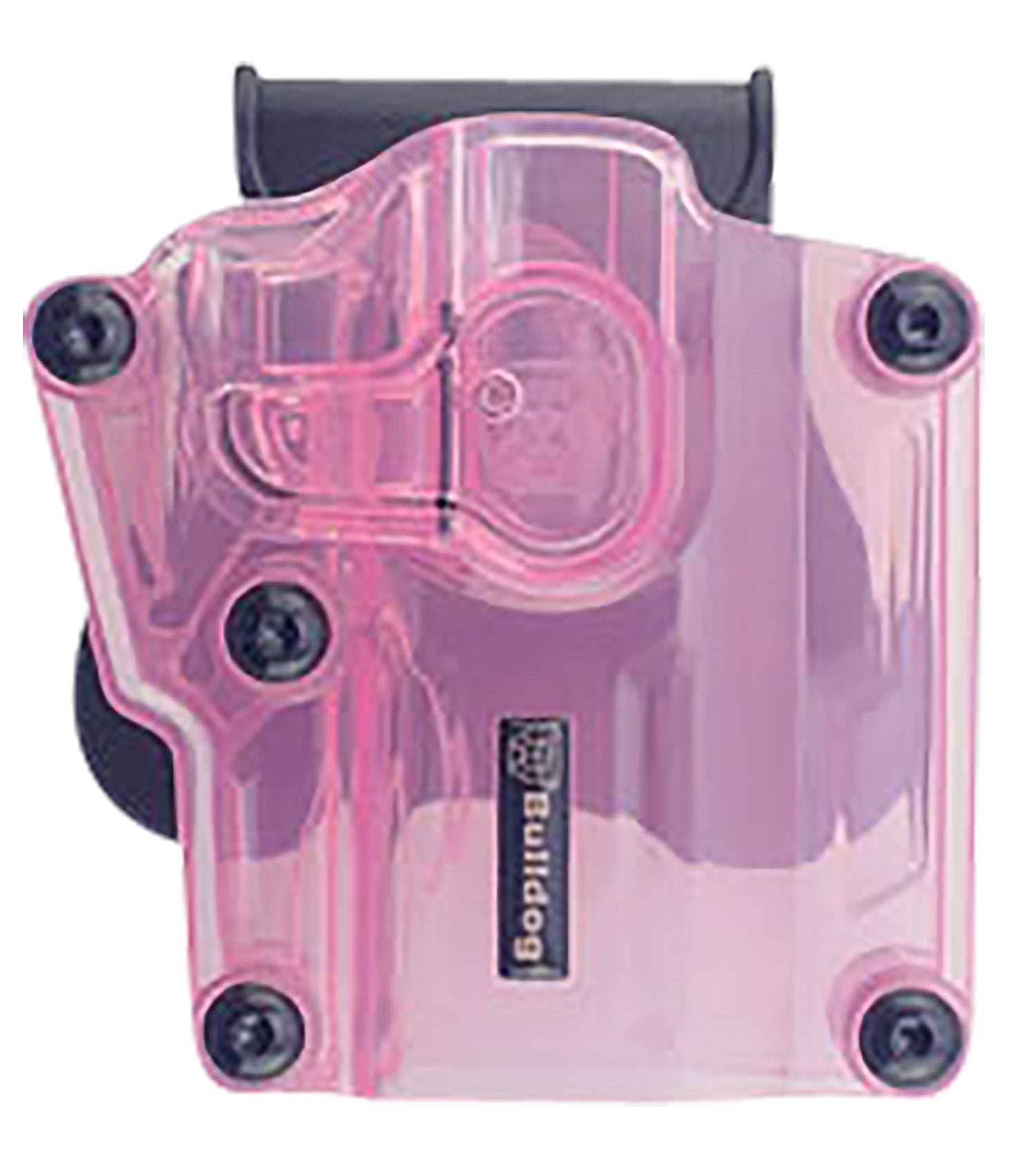 Bulldog MX006 Pink Transparent Polymer OWB Multi-Fit Paddle Holster