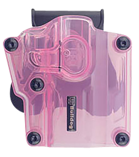 Bulldog MX006 Pink Transparent Polymer OWB Multi-Fit Paddle Holster