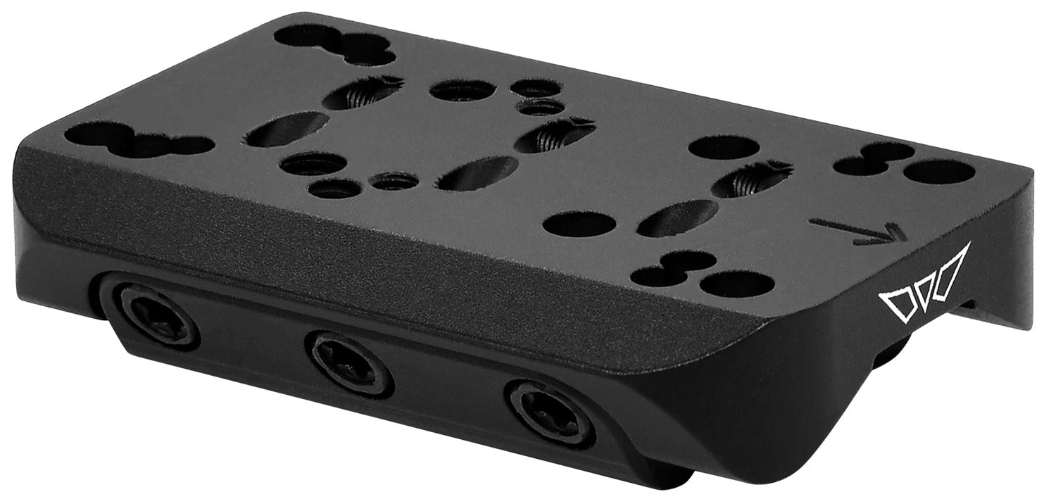 Warne 6108M Vented Rib Reflex Sight Mount Black Anodized - Fits Most Popular Reflex Red Dot Optics