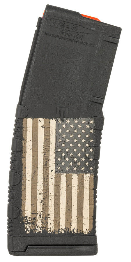 Black Rain Ordnance MAG30AMFLAG 30-Round AR-15 223/5.56x45 NATO American Flag Engraved Magazine