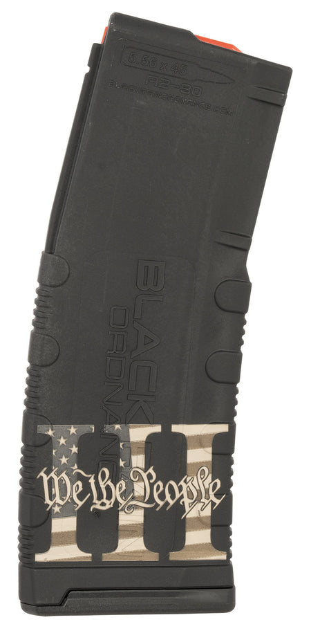 Black Rain Ordnance MAG303PERCENT 30-Round AR-15 223/5.56 NATO We The People Engraved Magazine