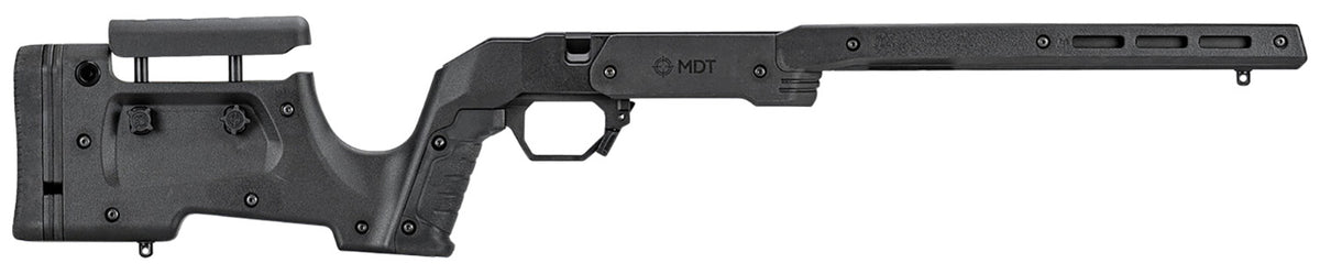 MDT XRS Black 6061 Aluminum & Polymer Chassis with AICS Mag Compatibility for Tikka T1X