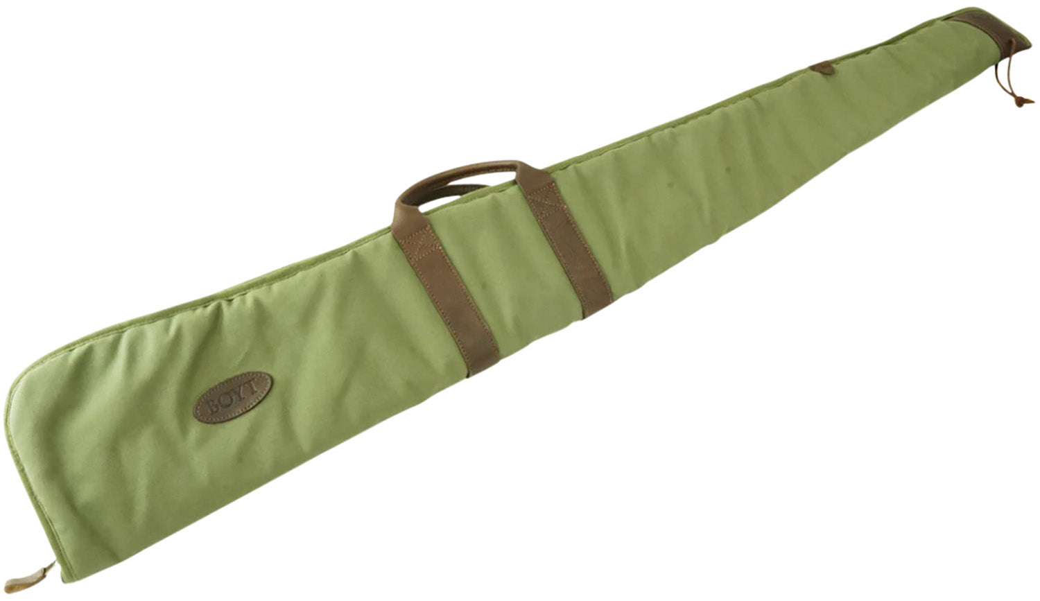 Boyt Harness 52" Waxed Canvas Shotgun Case OD Green with Leather Handles
