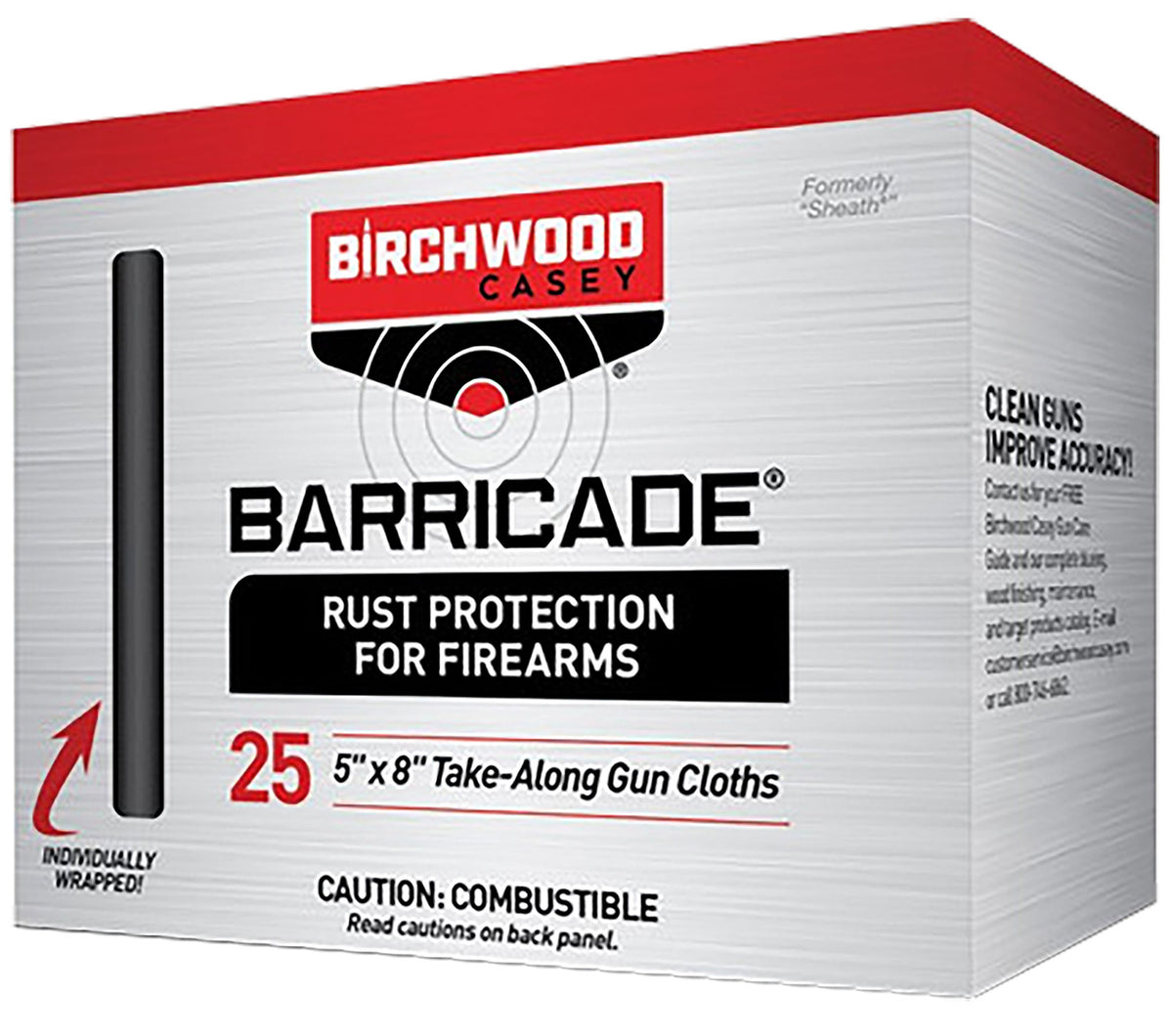 Birchwood Casey Barricade Rust Protection Cloths 25 Take-Along Packs